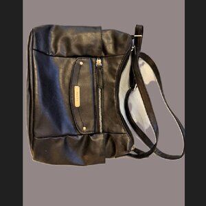 Ladies 'Rosetti' Black Shoulder Bag